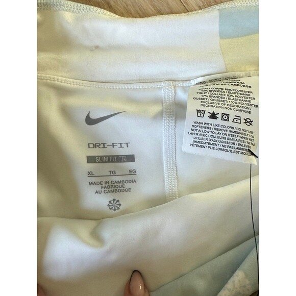 Nike Women's Court Victory Printed Tennis Skirt Straight Skort DD8829-100 sz XL - Picture 2 of 3